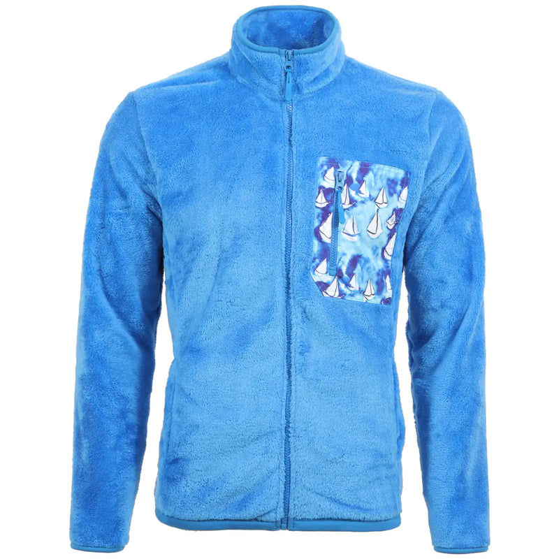 Anemoss Sailboat Mens Fleece Jacket