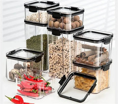 Plastic Sealed Cans Kitchen Storage Box