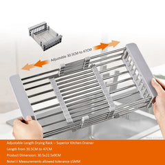 Kitchen Telescopic Drainer Rack